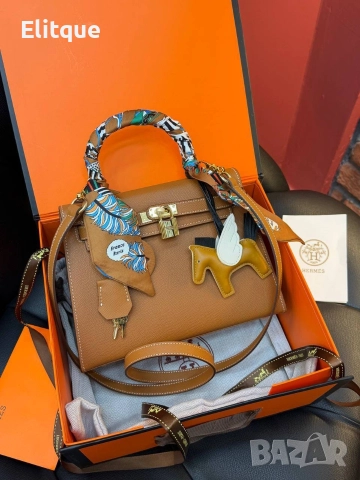 чанти HERMES Kelly 25 , снимка 4 - Чанти - 52941990