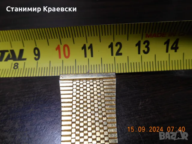 Gold color Watch Strap 20mm, снимка 8 - Каишки за часовници - 47609935