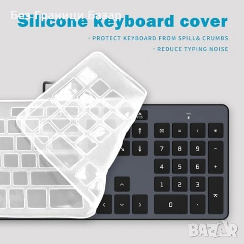 Нова Тънка USB клавиатура за iMac MacBook Pro Air UK QWERTY лаптоп, снимка 4 - Клавиатури и мишки - 53888975