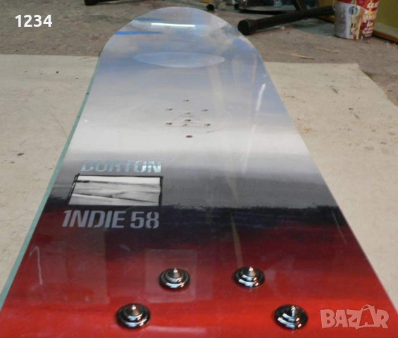 BURTON INDIE 158cm сноуборд в добро състояние, снимка 6 - Зимни спортове - 51845414