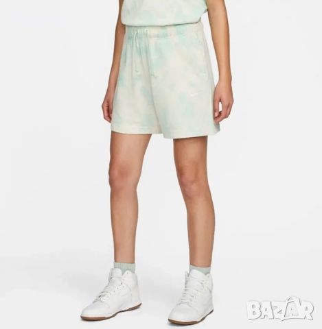 Дамски къси панталонки Nike Sportswear Mint Washed Jersey - размер XS, снимка 3 - Спортни екипи - 46468761