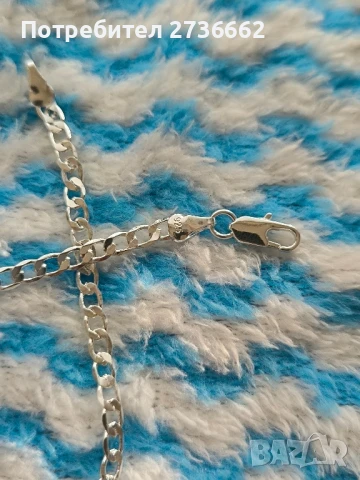 Сребърна гривна , снимка 7 - Гривни - 51193831