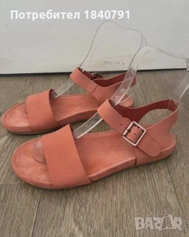 Clarks сандали – оротопедични, велур, №40, снимка 4 - Сандали - 53453167