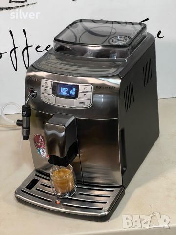 Кафемашина кафе автомат Saeco intelia evo с гаранция, снимка 6 - Кафемашини - 45462125