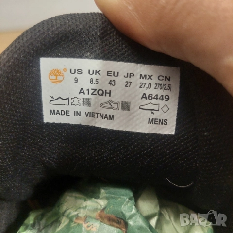 обувки / боти Timberland Field Trekker Mid номер 43 Набук , снимка 7 - Други - 51934818