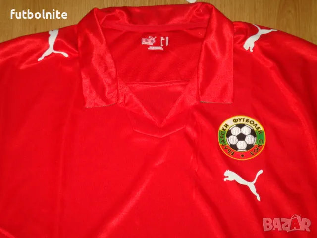 Футболна Тениска на България Пума Bulgaria Player Issue Puma Football Shirt 2008-2010, снимка 3 - Фен артикули - 48007495