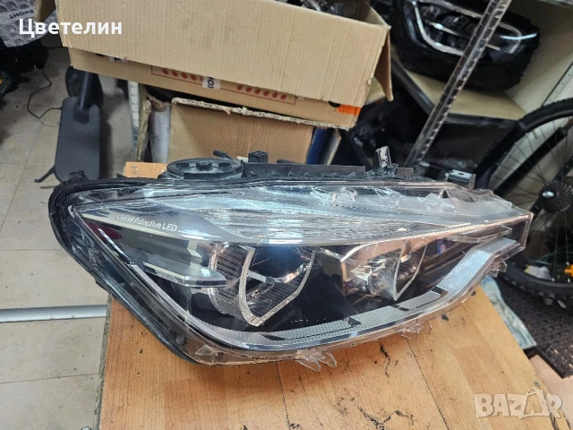 Десен фар фарове BMW F30 Adaptive LED desen far farove бмв ф30 лед, снимка 5 - Части - 50939547