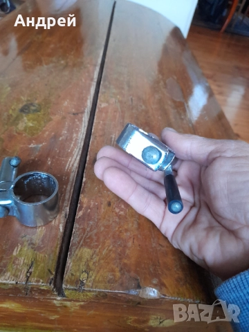 Стари стягащи скоби за седалка,кормило на велосипед, снимка 5 - Части за велосипеди - 52211986