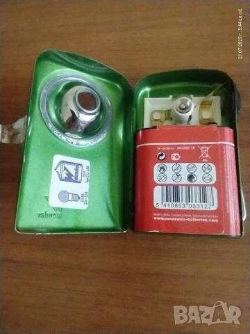 🔦 Ретро фенерче Wonder – Франция, работещо, отлично състояние + БЕЗПЛАТНА доставка , снимка 5 - Антикварни и старинни предмети - 51096690