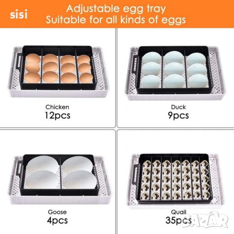 Автоматичен инкубатор за 12 яйца – Лесен за употреба YZ9-12, снимка 2 - За птици - 54201277