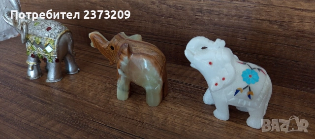 Сувенири  мраморни слончета, снимка 2 - Декорация за дома - 53826547