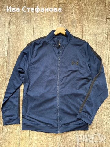 Under Armour ново тъмно синьо мъжко спортно горнище горница 100% оригинален, снимка 3 - Спортни дрехи, екипи - 52484302