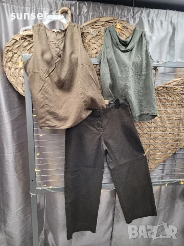 ЛЕНЕН войнишкозелено панталон- 42/44 размер+ ЛЕНЕН потник, снимка 1