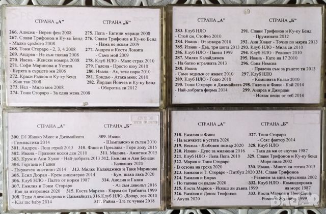 Ретро Поп Фолк Колекция 20 бр. аудио касети 1987-2020 г., снимка 12 - Аудио касети - 46245032