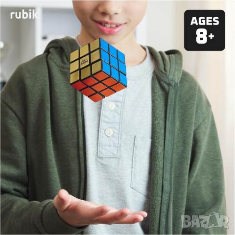 Оригинален куб на Рубик 3x3x3 Rubik's Special Retro 50th Anniversary Edition, снимка 6 - Игри и пъзели - 44996870