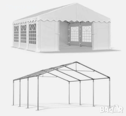 Шатра за събития 3х6/8/10 м, UV 500 г./кв.м. #705, снимка 9 - Градински мебели, декорация  - 51138589