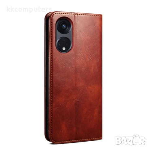 Oppo A1 Pro 5G / Reno8 T 5G / A98 5G Oil Wax Crazy Horse Texture Wallet Калъф и Протектор, снимка 5 - Калъфи, кейсове - 52977160