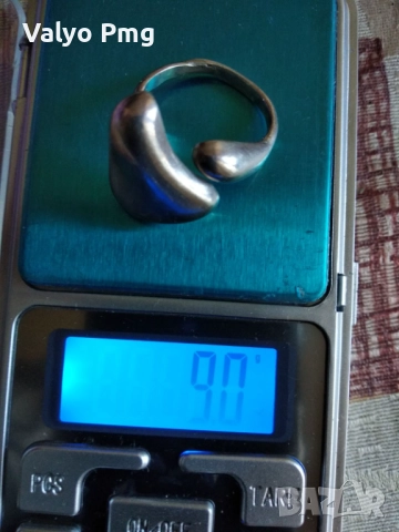 Сребърен пръстен, снимка 2 - Пръстени - 52223744