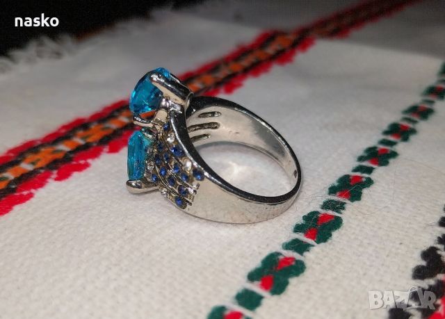 Дамски бароков пръстен, снимка 3 - Антикварни и старинни предмети - 46444285