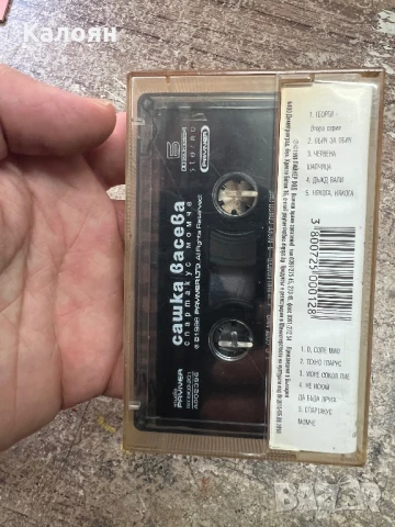 Аудио касетка Сашка Васева - Спартакус момче, оригинална , снимка 3 - Аудио касети - 51337524