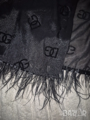 D&G риза с естествени пера M/L, снимка 2 - Ризи - 53399999