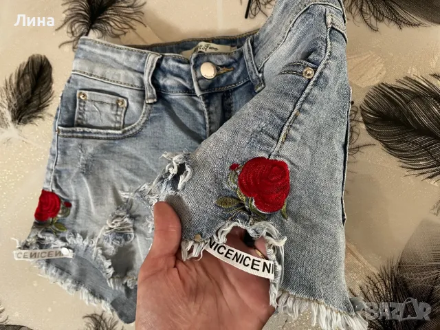 Къси дънки , снимка 2 - Къси панталони и бермуди - 50374534