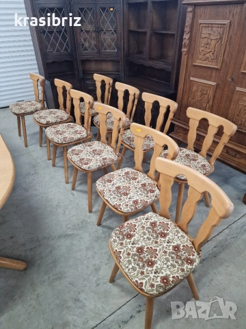 Масивни Трапезни Столове-10 броя-внос от Германия!ОБЯВЕНАТА ЦЕНА Е ЗА БРОЙ!