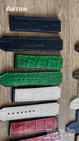 Продавам нови HUBLOT каишки от висококачествен каучук' и закопчаване (пеперуда), снимка 11 - Мъжки - 51145460
