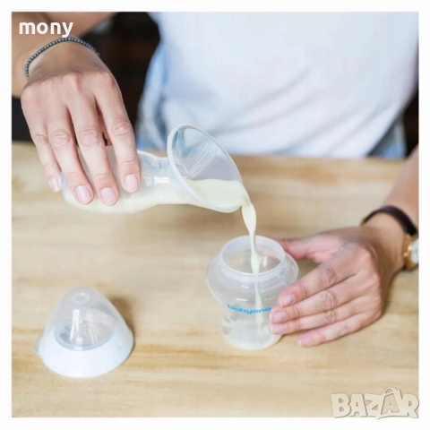 Силиконов колектор на кърма BabyOno, 90 мл, Прозрачен, снимка 7 - Аксесоари за кърмачки - 52406315