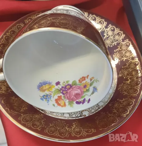 Burslem,fine china bone,England coffee/tea cup, снимка 4 - Колекции - 48752208