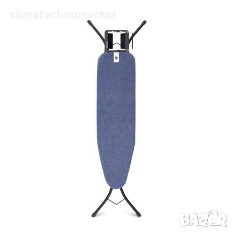 Маса за гладене Brabantia A 110x30cm с поставка за ютия, Denim Blue, снимка 2 - Други - 51613306