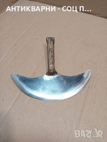 Стар Ръчно Изработен Сарашки Кожарски Нож. НОМЕР 1662., снимка 3 - Антикварни и старинни предмети - 53759699