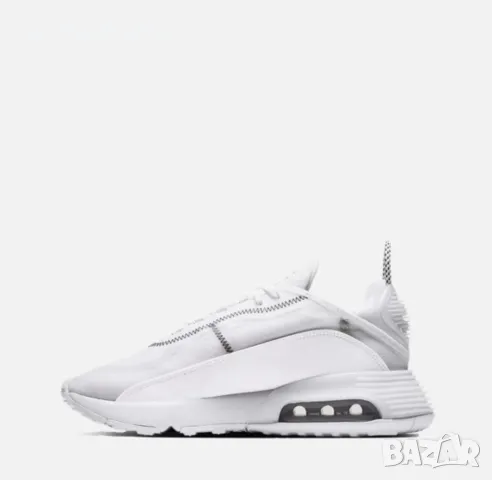 НАМАЛЕНИЕ !!! Mаратонки Nike Air Max 2090 White/Grey CK2612-100 №37.5, снимка 2 - Детски маратонки - 47136084