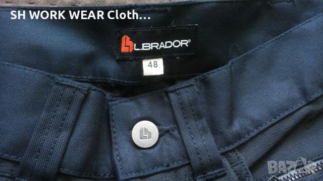 L.Brador 184PB STRETCH Trouser Work Wear размер 48 / M работен панталон с еластична материя W4-113, снимка 15 - Панталони - 45192494