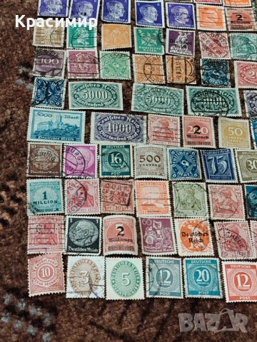 Винтидж ПОЩЕНСКИ марки Империя Германия , снимка 2 - Филателия - 52948019