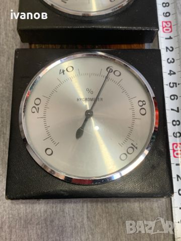 барометър термометър влагомер , снимка 3 - Стенни часовници - 45268644