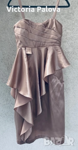 Парти ( коктейлна)рокля цвят пепел от рози  VILA Дания 