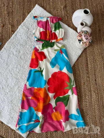 флорална рокля 