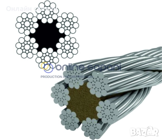 Носещи въжета за асансьор и въжета за скоростен ограничител за асансьор, снимка 5 - Други машини и части - 25861177
