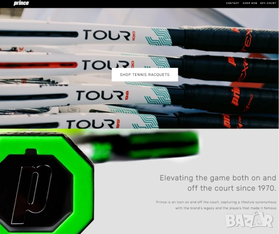 Оригинални PRINCE Мъжки Кожени МАРАТОНКИ № EU 42 Спортни Обувки Сникърси с Велкро Ленти БАРТЕР, снимка 8 - Маратонки - 52177980