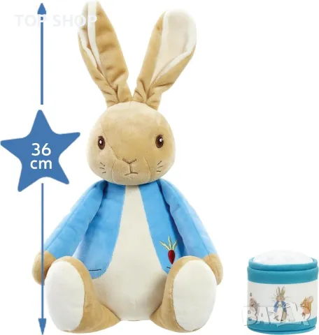 Peter Rabbit - мека играчка с класически герои със звездно нощно небе, снимка 7 - Плюшени играчки - 49629232