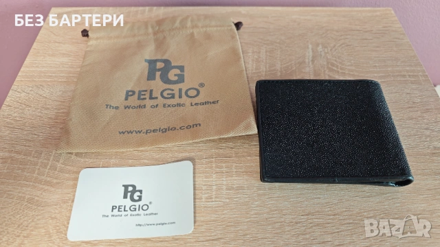 Кожа от СКАТ портфейл PELGIO Тайланд, снимка 8 - Портфейли, портмонета - 53289762