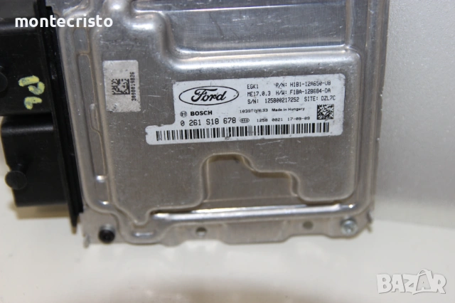 Моторен компютър Ford Fiesta MK7 (2017-2026г.) 0261S18678 / 0 261 S18 678 / EGK1 ME17.0.3, снимка 2 - Части - 53436871