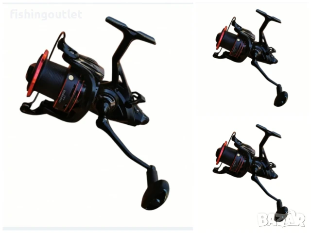 Три шарански макари с двоен аванс и 9 лагера LM 8000, снимка 2 - Макари - 51066747