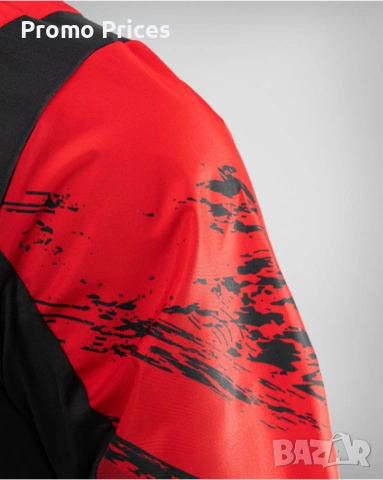 Promo яке H8S тип ветровка в червено и черно Стоичков М, снимка 3 - Спортни дрехи, екипи - 53496708