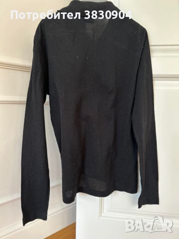 Поло шърт Lacoste, М, 100% памук, дълъг ръкав, снимка 6 - Блузи с дълъг ръкав и пуловери - 45384895