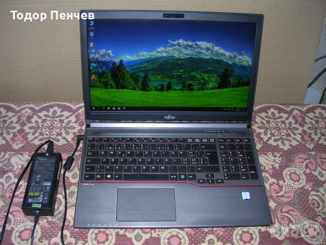 Fujitsu Lifebook E756 - Core i5, 8 GB DDR4, 256 GB SSD, Full HD , снимка 5 - Лаптопи за дома - 45480453