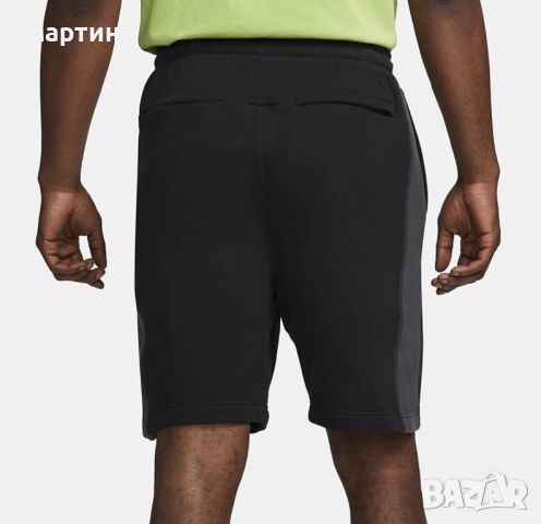 Мъжки къси панталонки Nike Air French Terry - размер S, снимка 4 - Спортни дрехи, екипи - 46468621