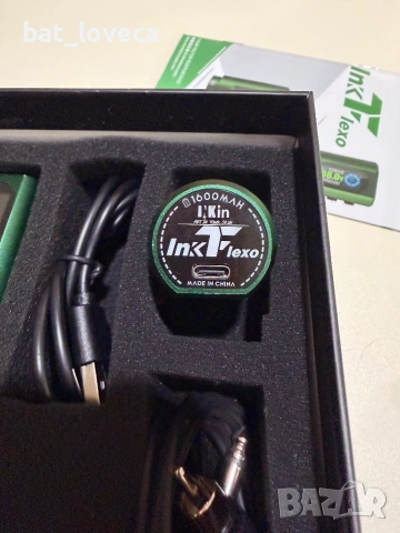 Нов Inkflexo 2.2-4.2 мм безжична машина за татуировки с регулируем ход, безжична батерия, снимка 8 - Друго оборудване - 53760160