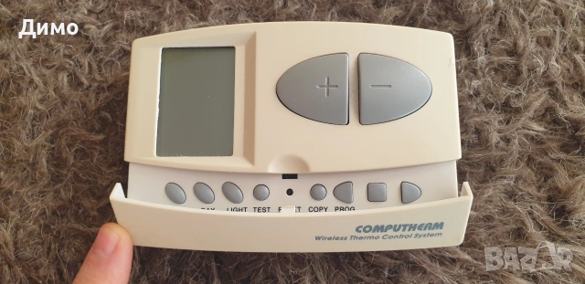 Стаен термостат програмируем.Computherm Q7 RF Wireless, снимка 2 - Отоплителни печки - 53776589